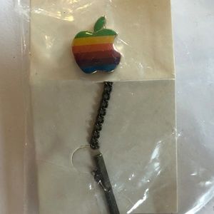 Apple Rainbow Tie Tac